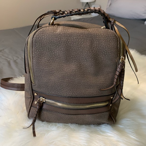 Francesca's Collections Handbags - NWOT FAUX LEATHER BACKPACK PURSE